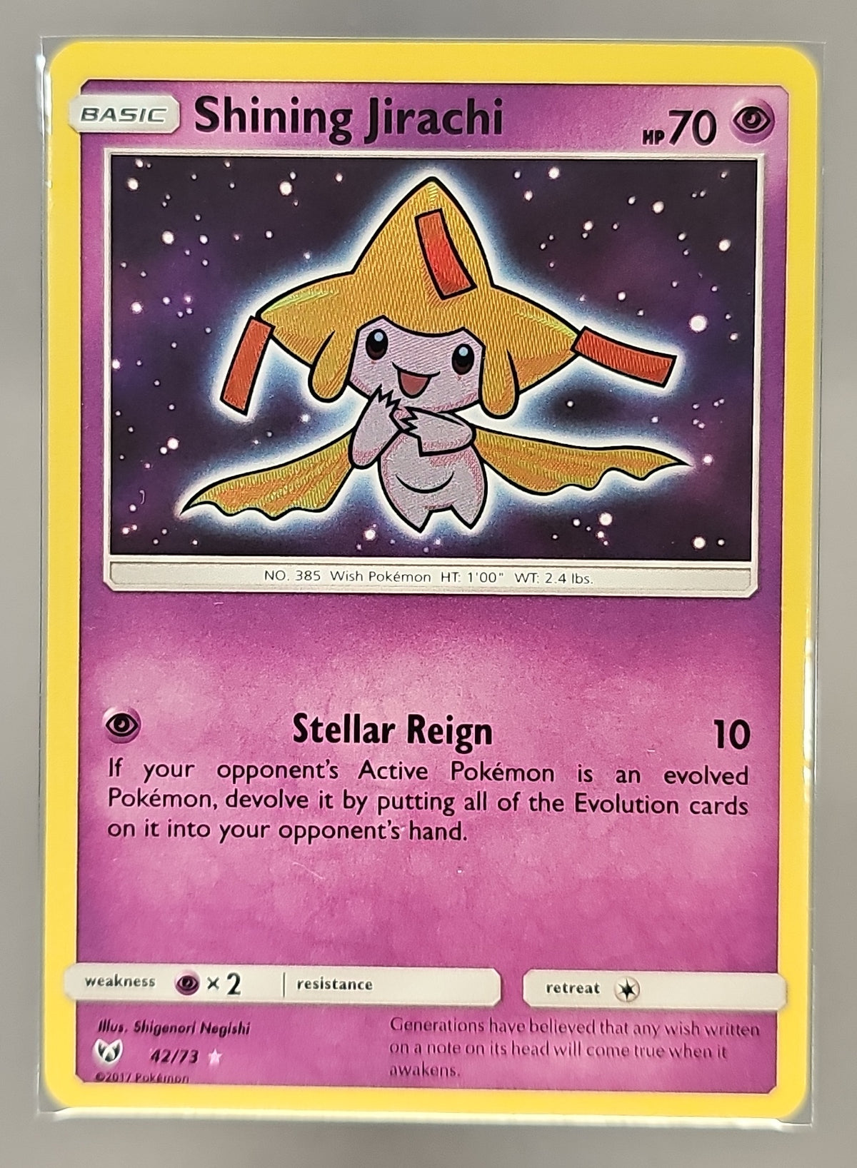 Shining Jirachi front image