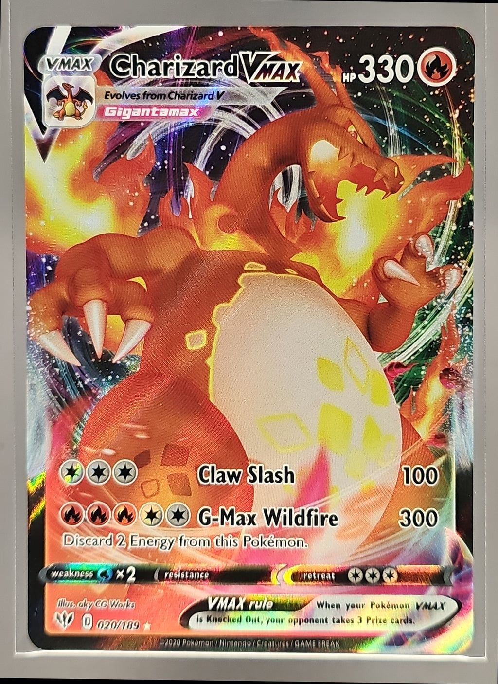 Charizard VMAX front image