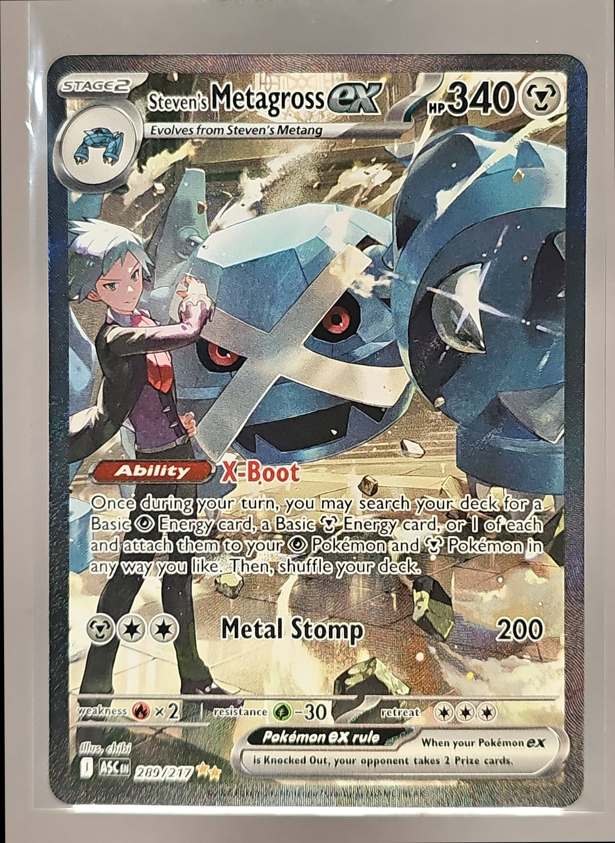 Steven's Metagross ex front image