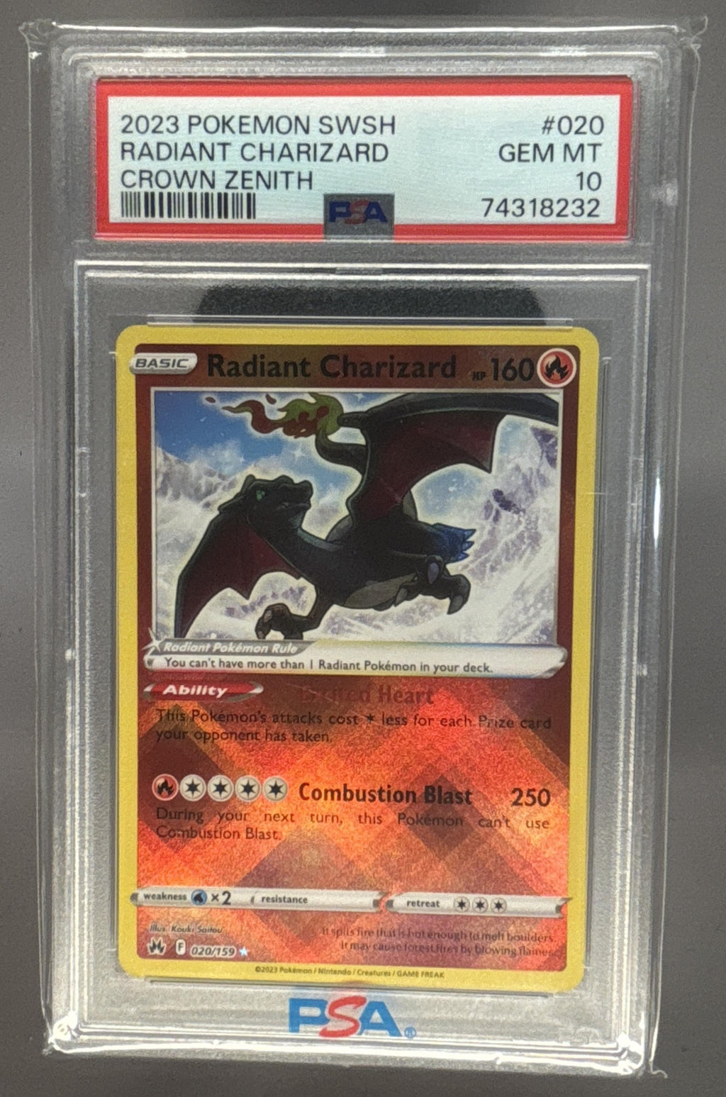 Radiant Charizard front image