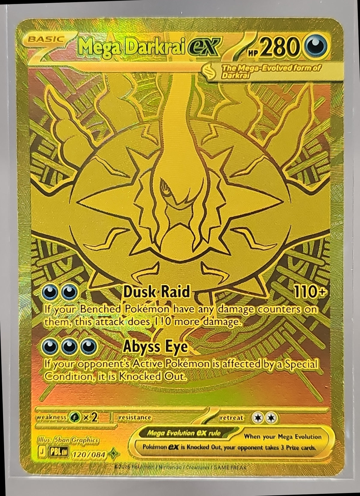 Mega Darkrai ex front image