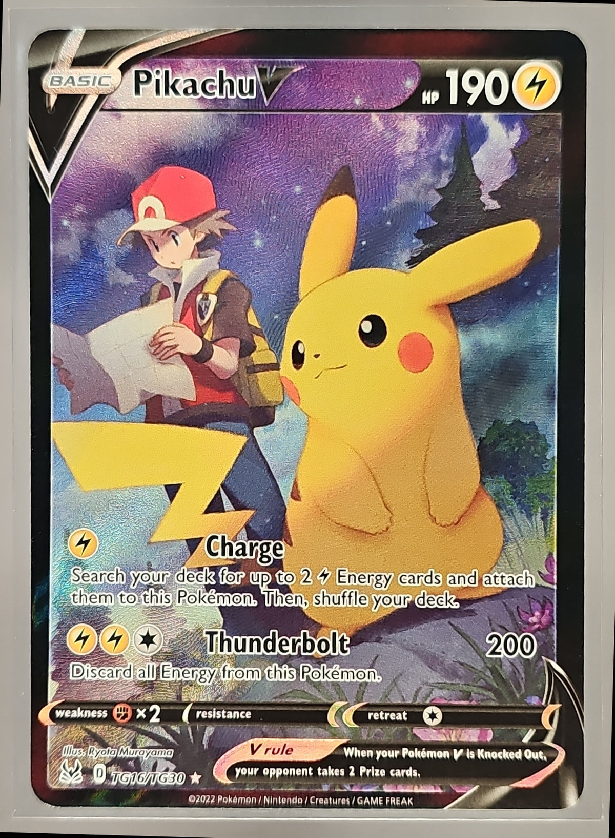 Pikachu V front image