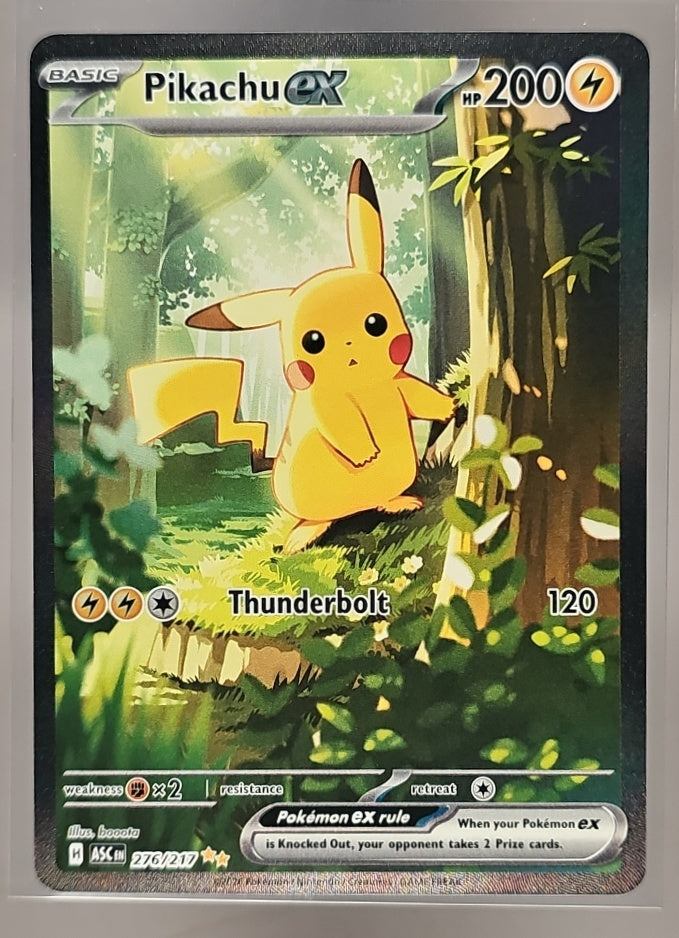 Pikachu ex front image
