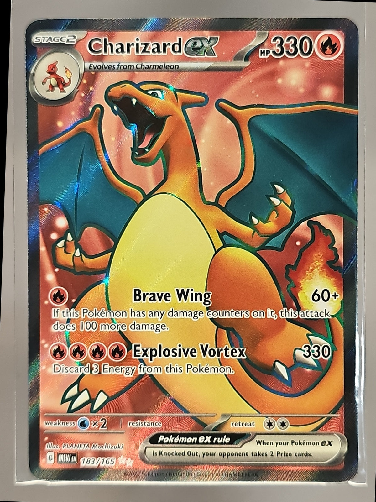 Charizard ex front image