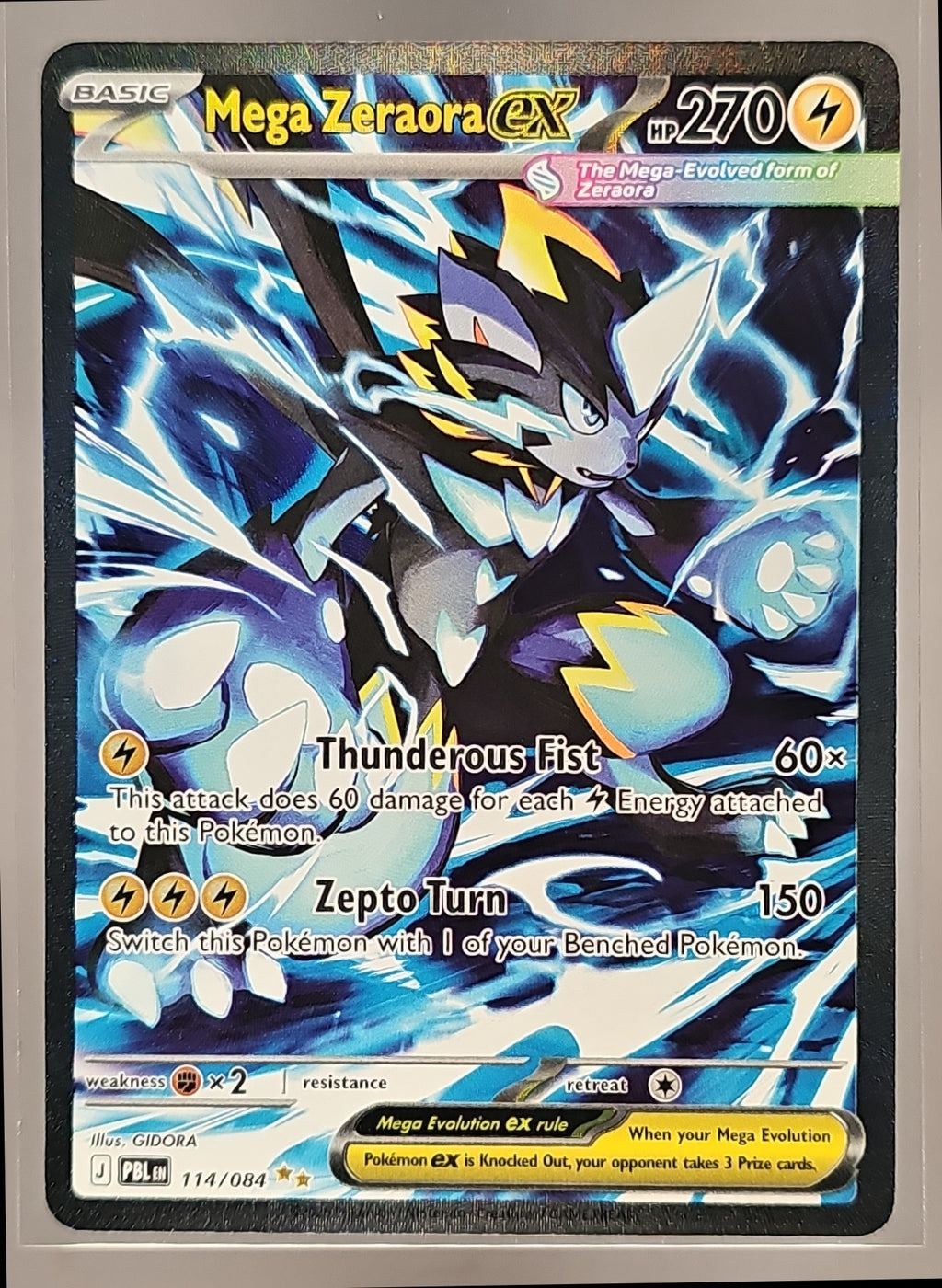 Mega Zeraora ex front image