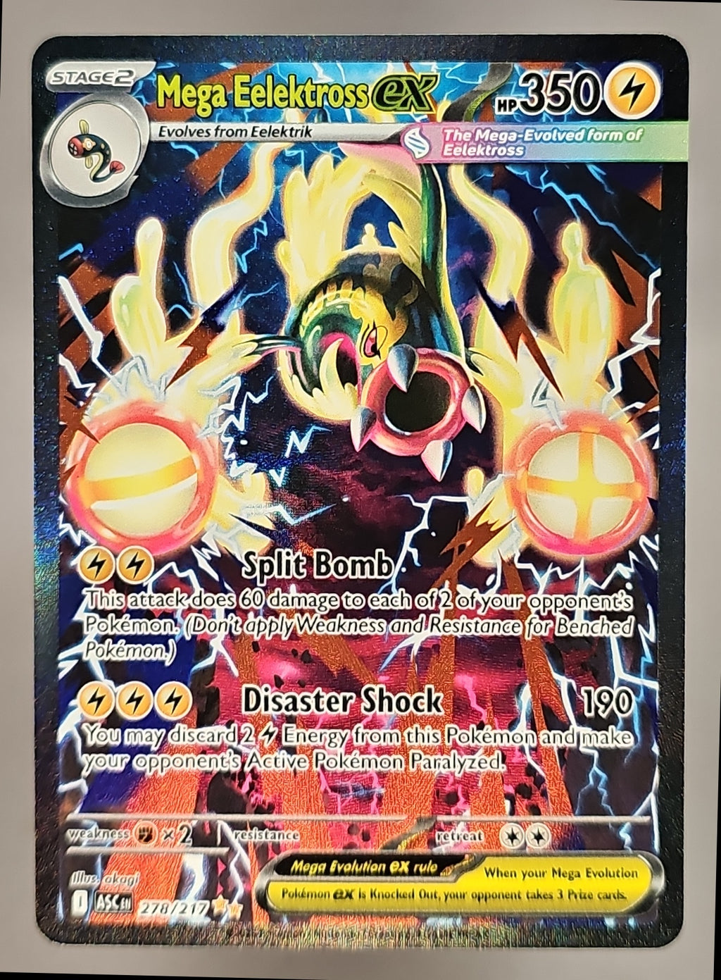 Mega Eelektross ex front image