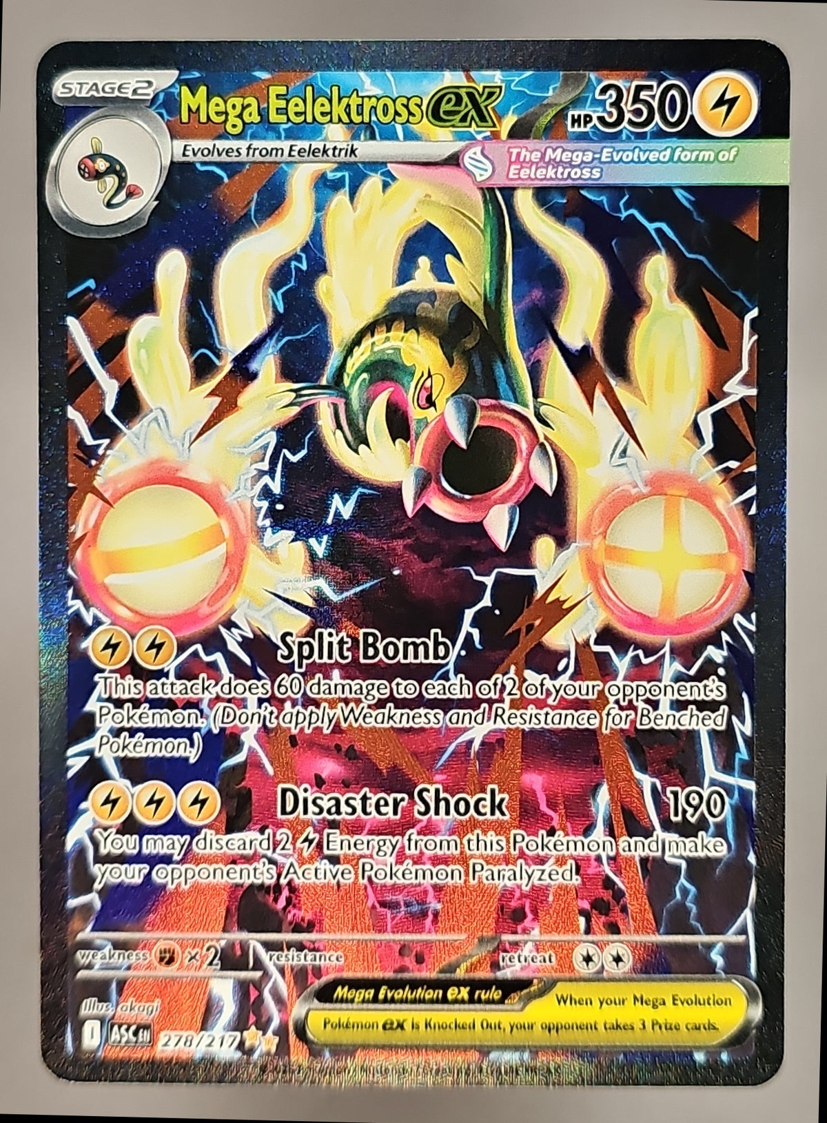 Mega Eelektross ex front image