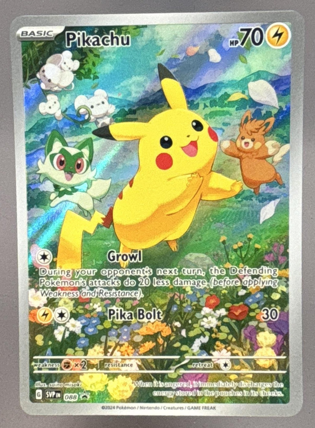 Pikachu front image
