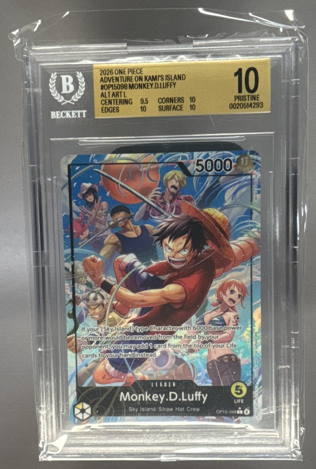 Monkey D. Luffy front image