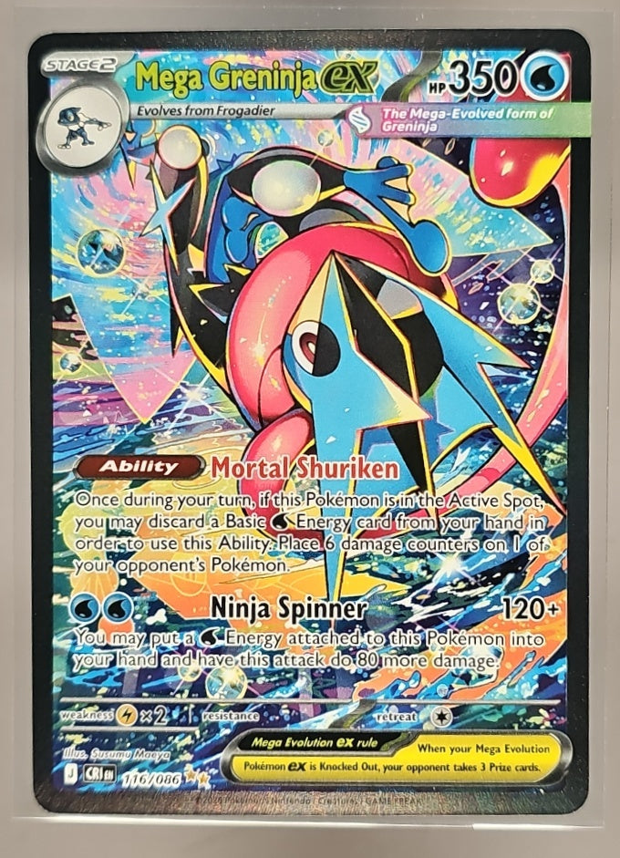 Mega Greninja ex front image