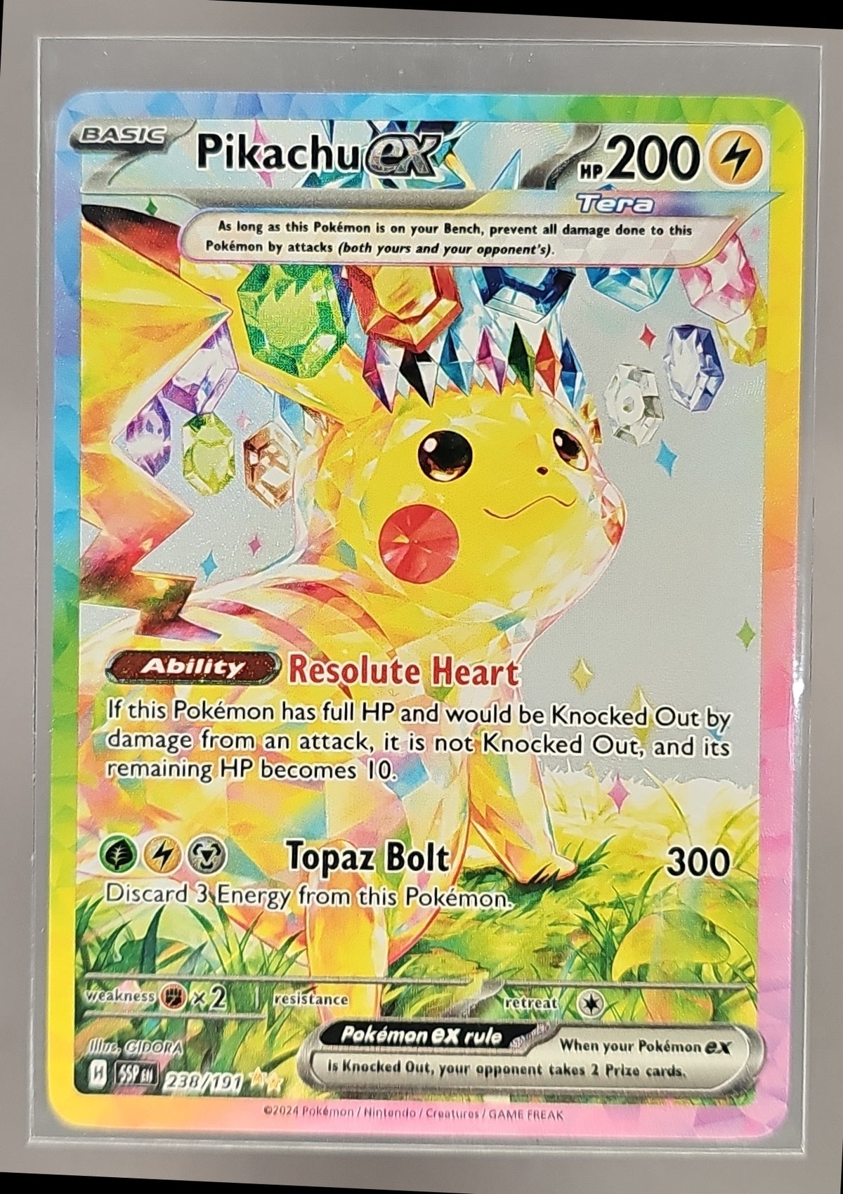 Pikachu Ex front image