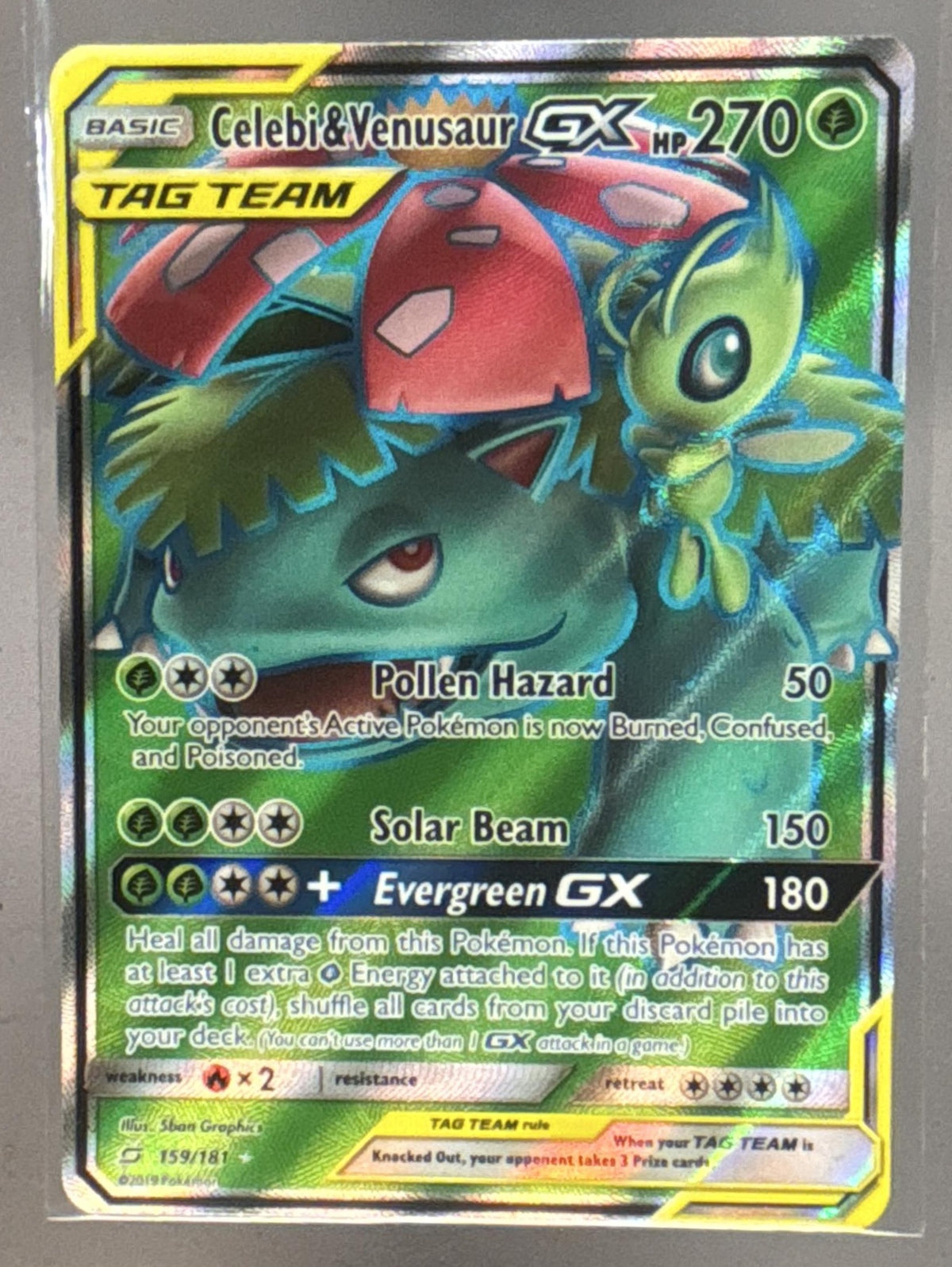 Celebi & Venusaur  front image
