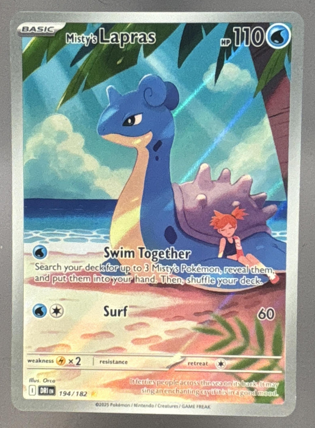Misty's Lapras front image