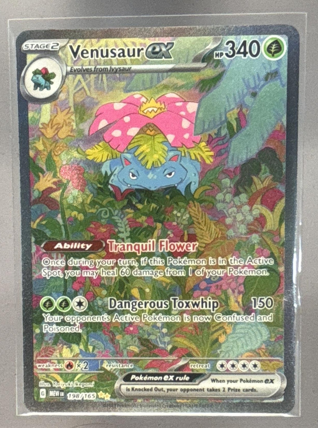 Venusaur ex front image