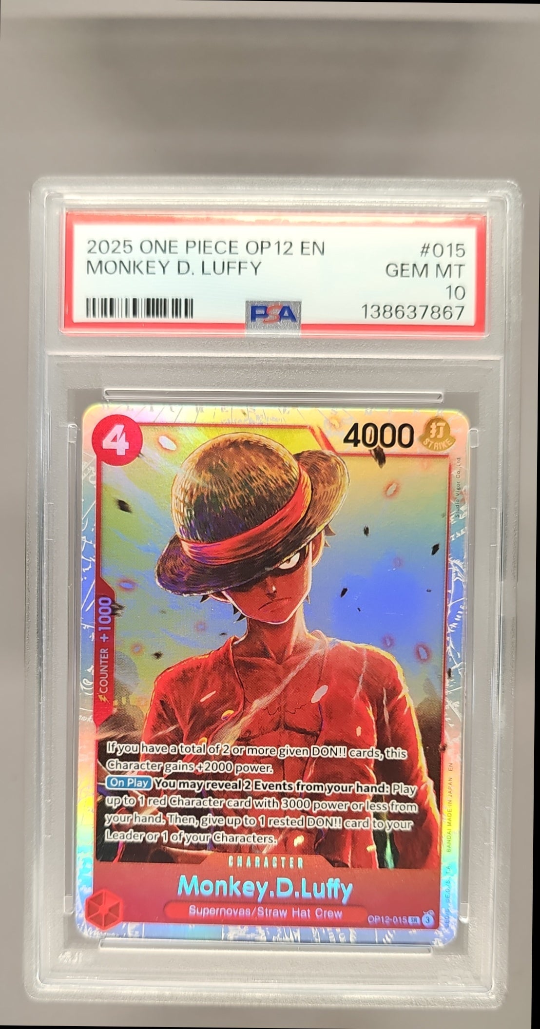Monkey D. Luffy front image