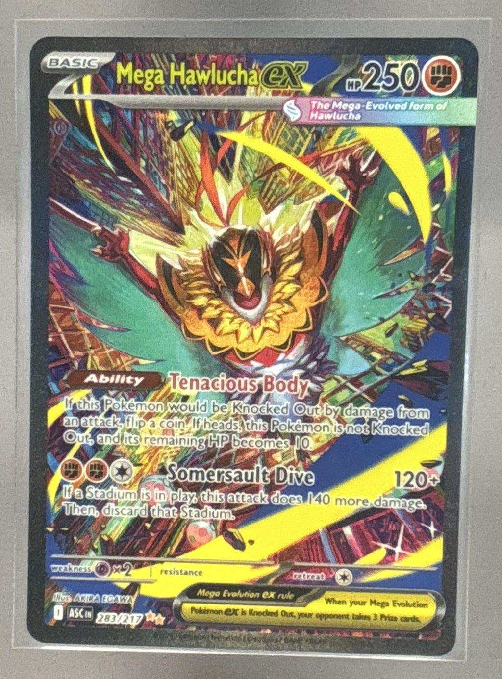 Mega Hawlucha ex front image