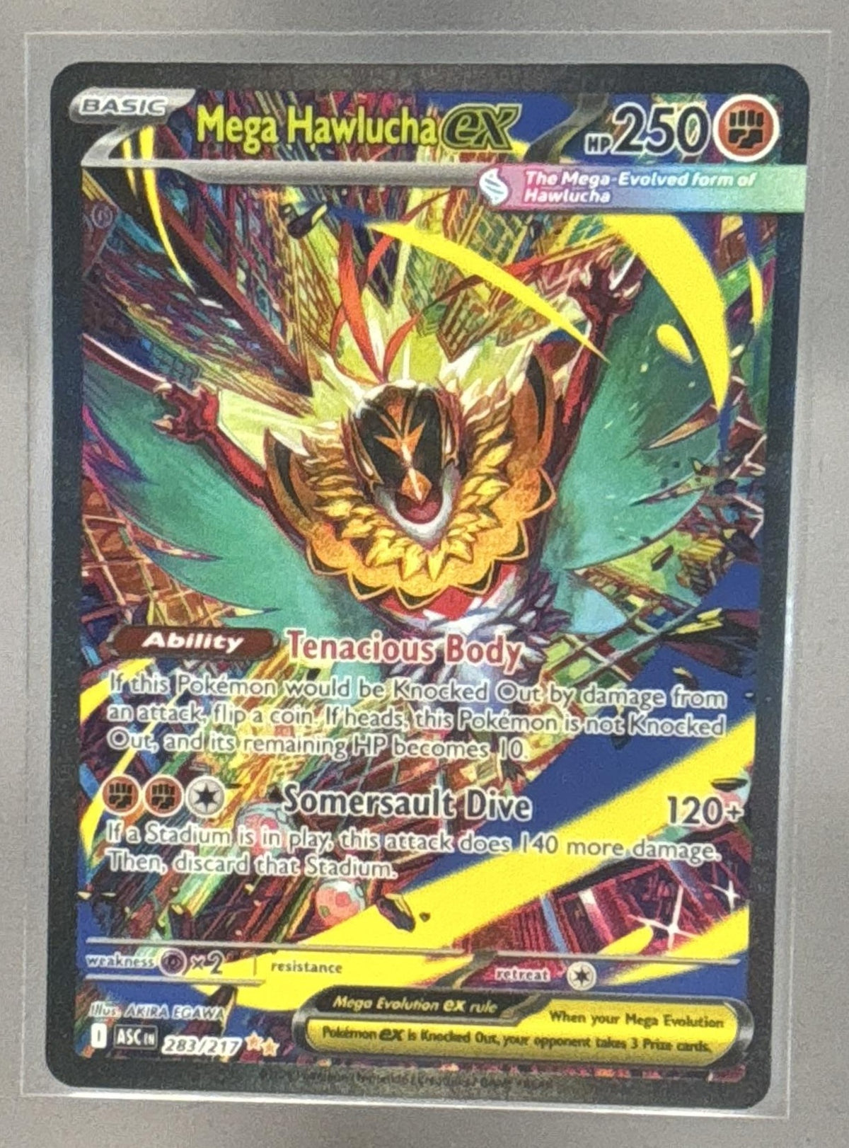 Mega Hawlucha ex front image