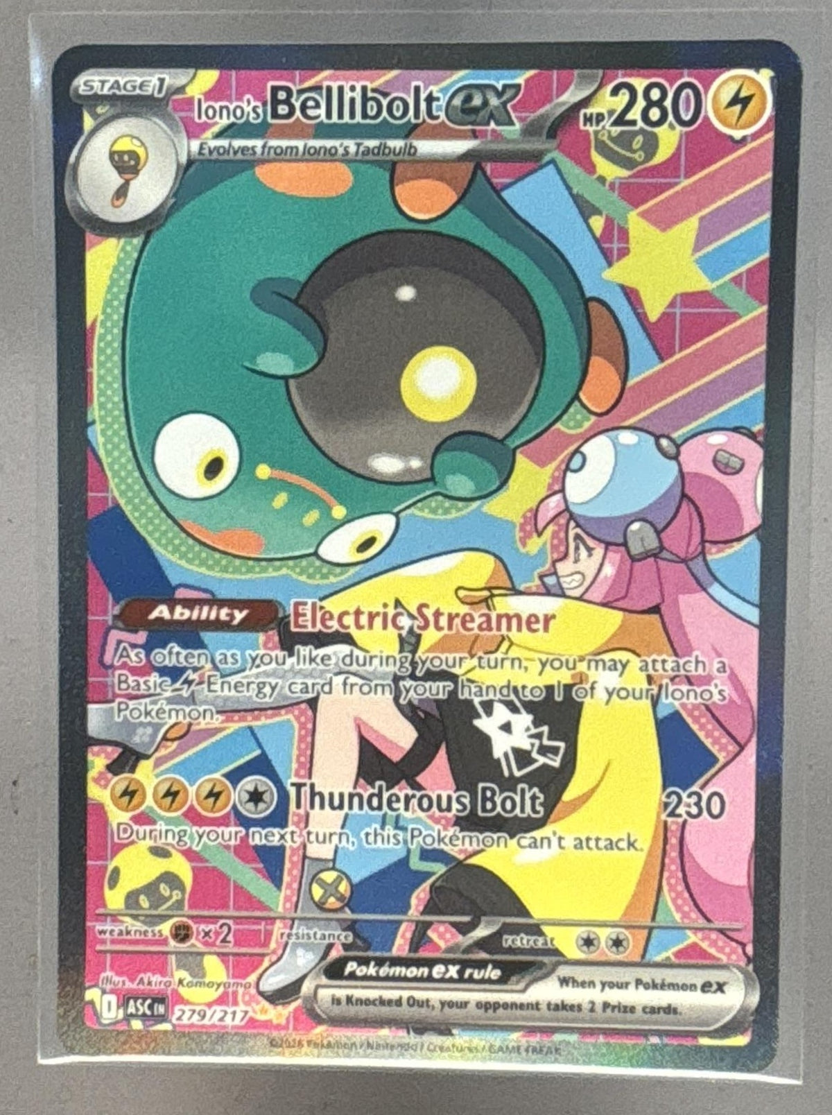 Iono's Bellibolt ex front image