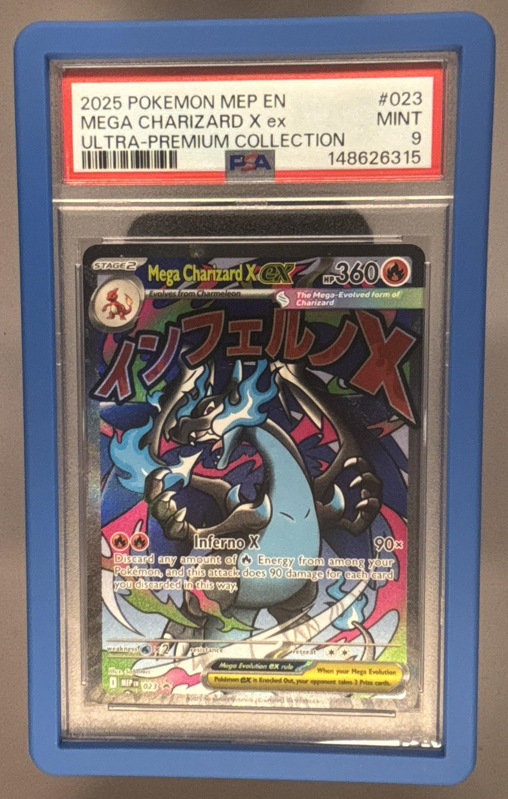 Mega Charizard X ex front image