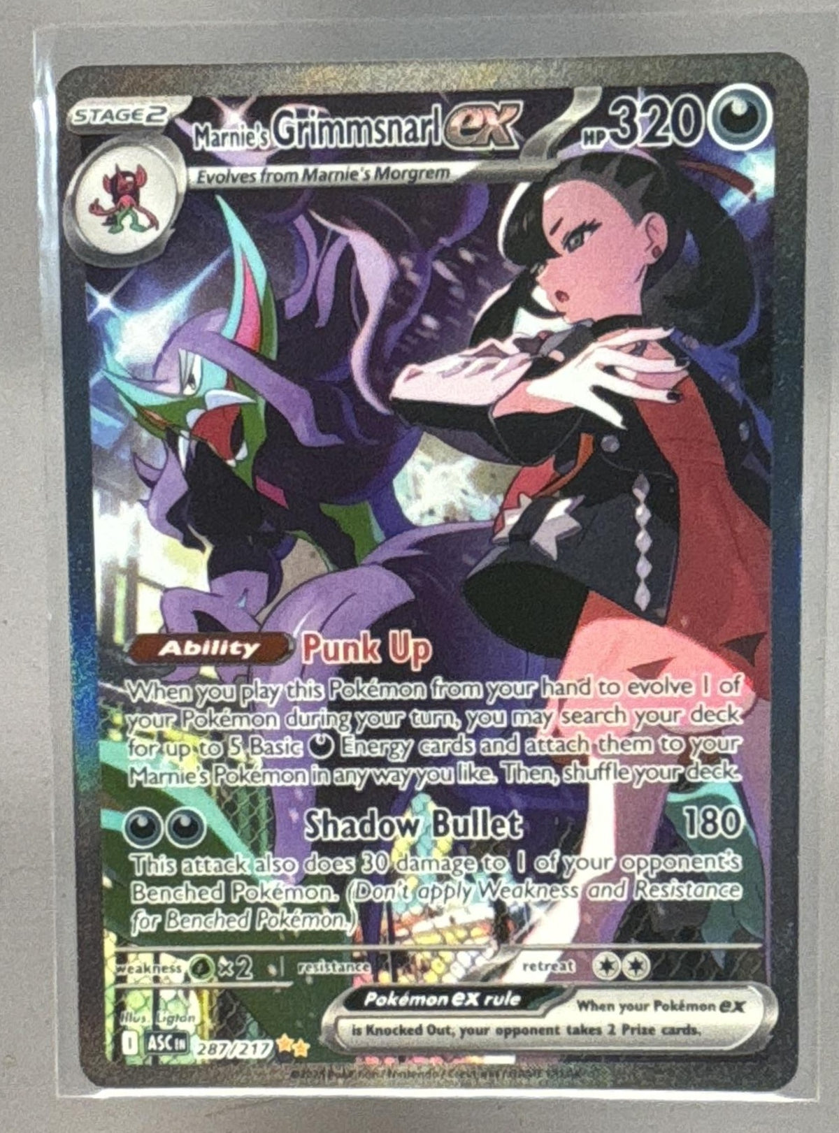 Marnie's Grimmsnarl ex front image