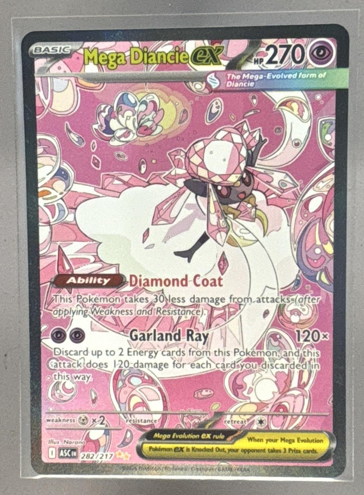 Mega Diancie ex front image