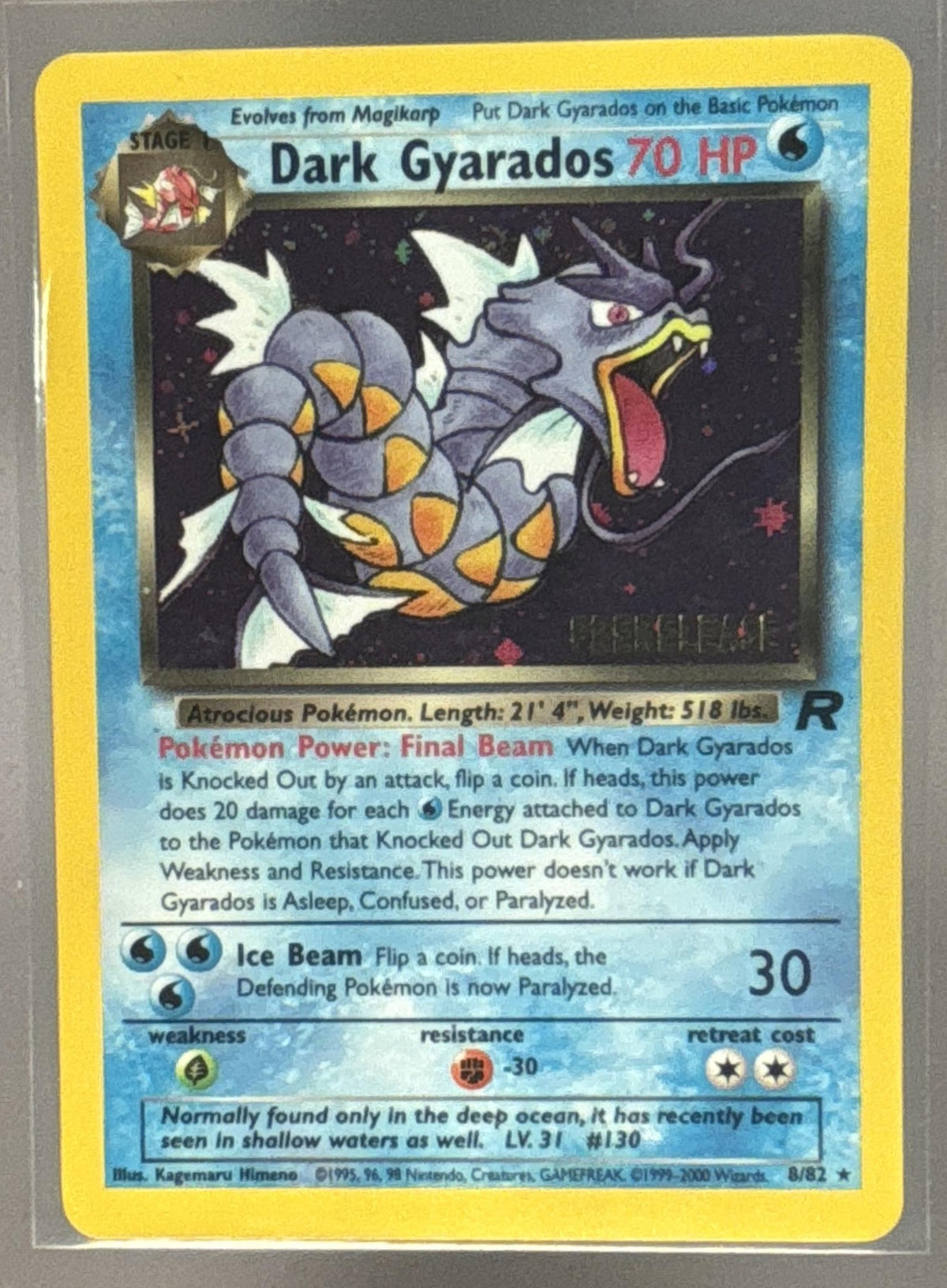 Dark Gyarados front image