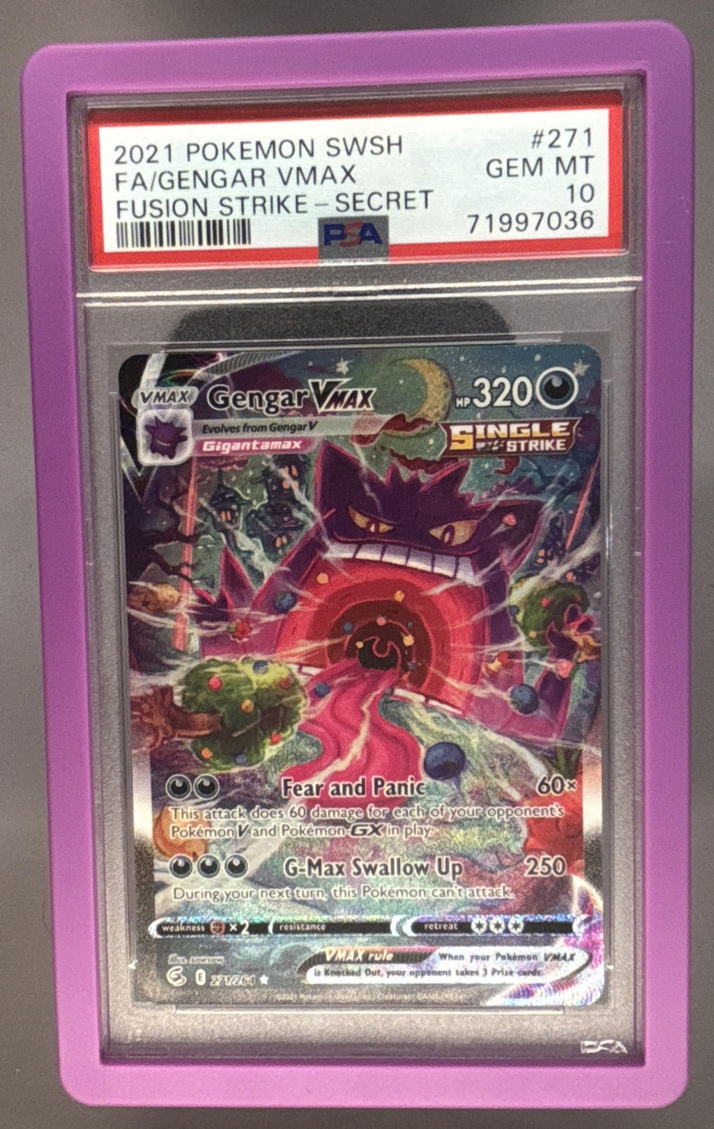 Gengar VMAX front image