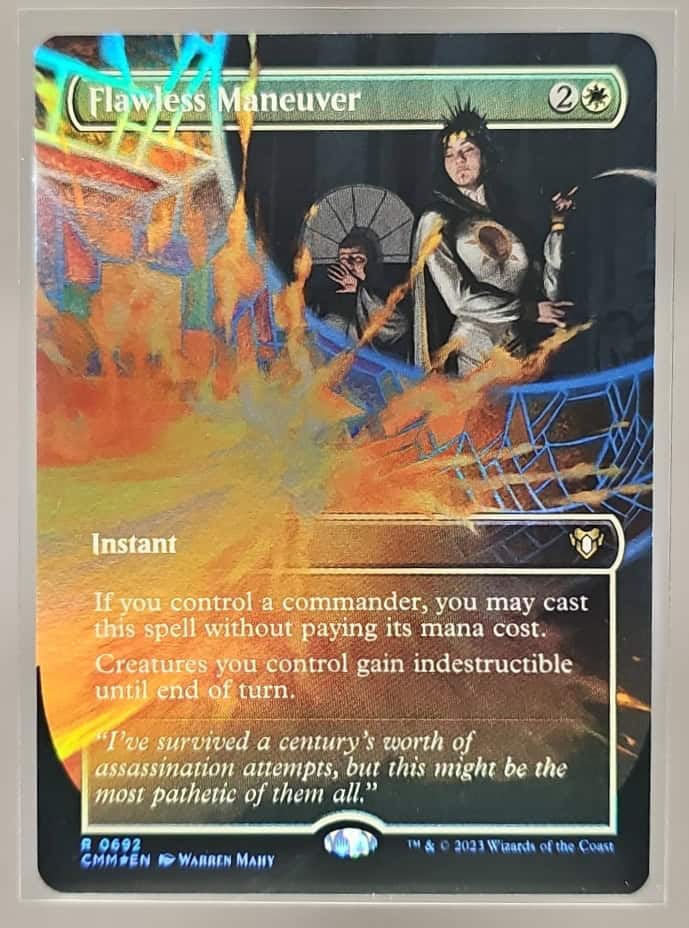 2023 Magic: The Gathering Commander Masters Flawless Maneuver #692 Foil image 0