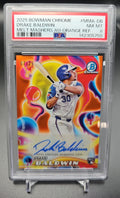 2025 Bowman Chrome Drake Baldwin #MMA-DB Melt Mashers Auto Orange Refractor /25 RC PSA 8 PSA 8.0 image 0