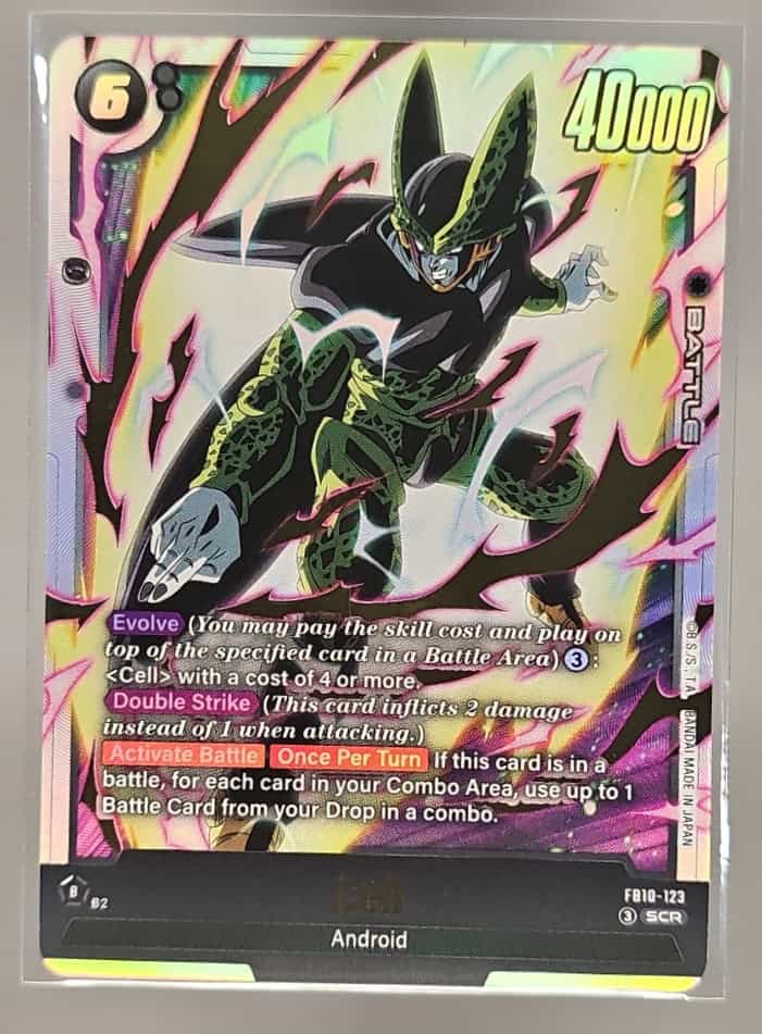 Cell FB10-123 Secret Rare Fusion World image 0