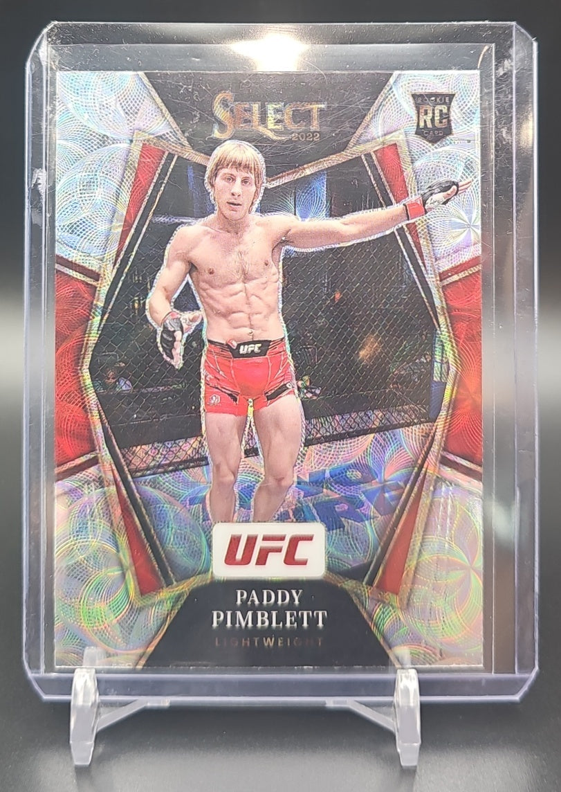 2022 Panini Select UFC Paddy Pimblett #167 Scope Prizms RC Premier Level image 0