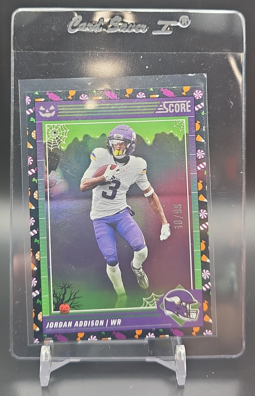 2024 Panini Score A Treat Jordan Addison #184 Trick or 10/99 Vikings image 0