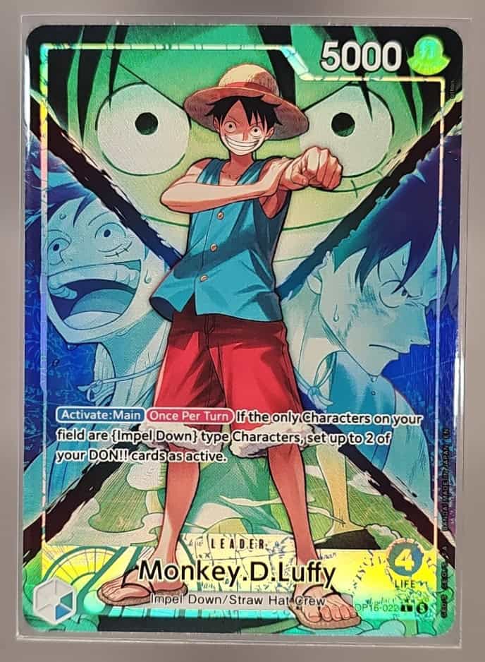 2026 One Piece The Time of Battle Monkey D. Luffy #OP16-022 Alternate Art SP image 0