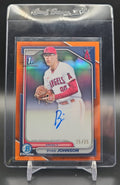 2024 Bowman Draft Ryan Johnson #CPA-RJ Chrome Auto Orange Refractor /25 1st Prospect nan nan image 0