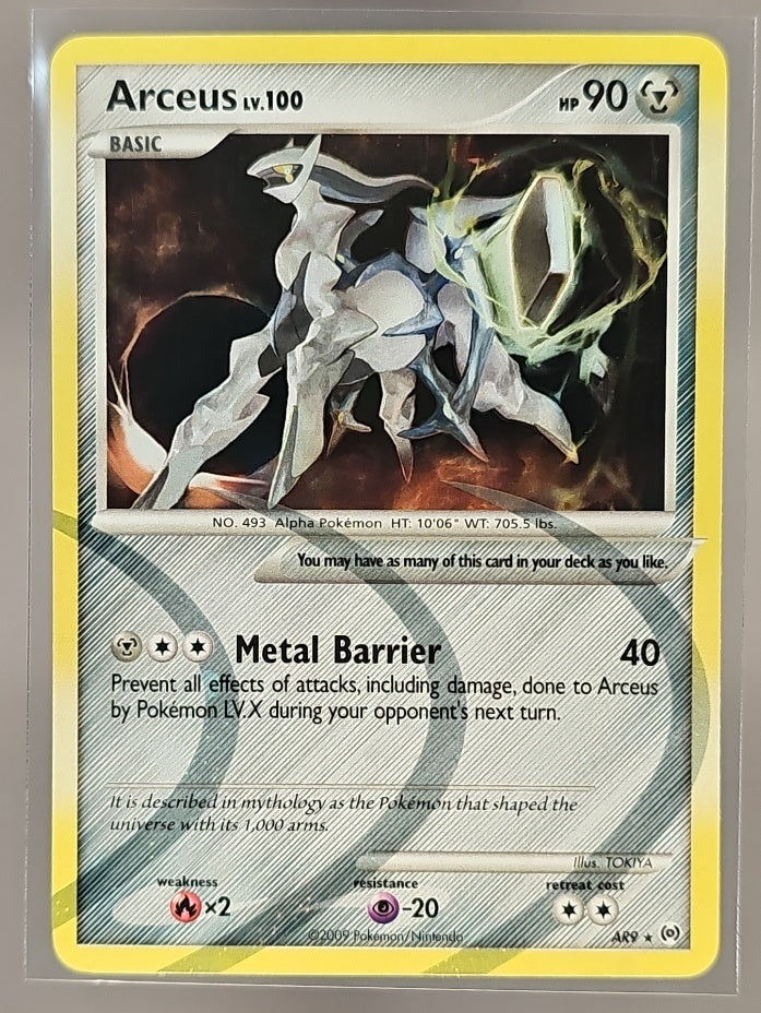 2009 Pokemon Platinum Arceus #AR9 Holo image 0