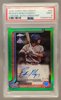 2025 Topps Pro Debut Braden Montgomery Green Auto /99 PSA 9 PSA 9.0 image 0