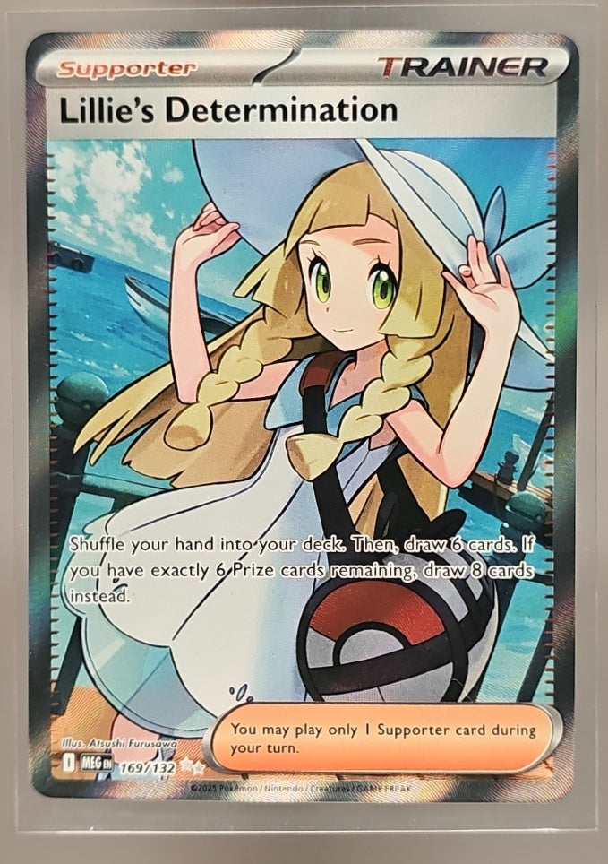 2025 Pokemon Mega Evolution Lillie's Determination #169/132 Ultra Rare image 0