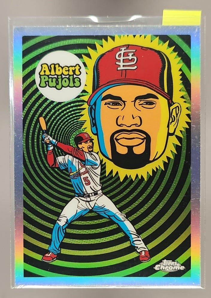 2023 Topps Chrome Albert Pujols #UV-10 Ultraviolet All-Stars Cardinals image 0