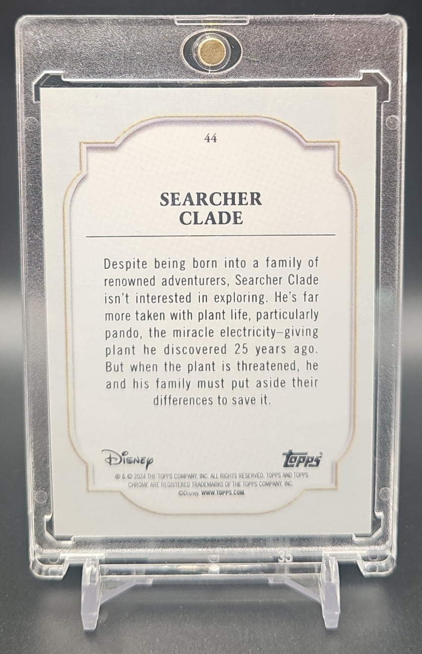 2024 Topps Chrome Disney Searcher Clade #44 Orange Refractor /25 image 1