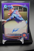 2025 Bowman Chrome Juan Cabada #CPA-JC Auto Purple Refractor /250 1st Prospect image 0