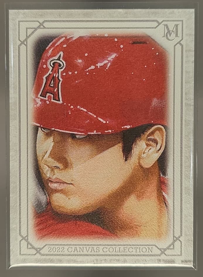 2022 Topps Museum Collection Shohei Ohtani #CCR-3 Canvas Reprints Angels image 0