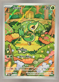 2025 Pokemon Black Bolt Snivy #087/086 Illustration Rare image 0