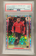 2022 Topps Merlin Chrome UEFA Club Competitions Desire Doue #133 Vintage Refractor RC PSA 9 PSA 9.0 image 0