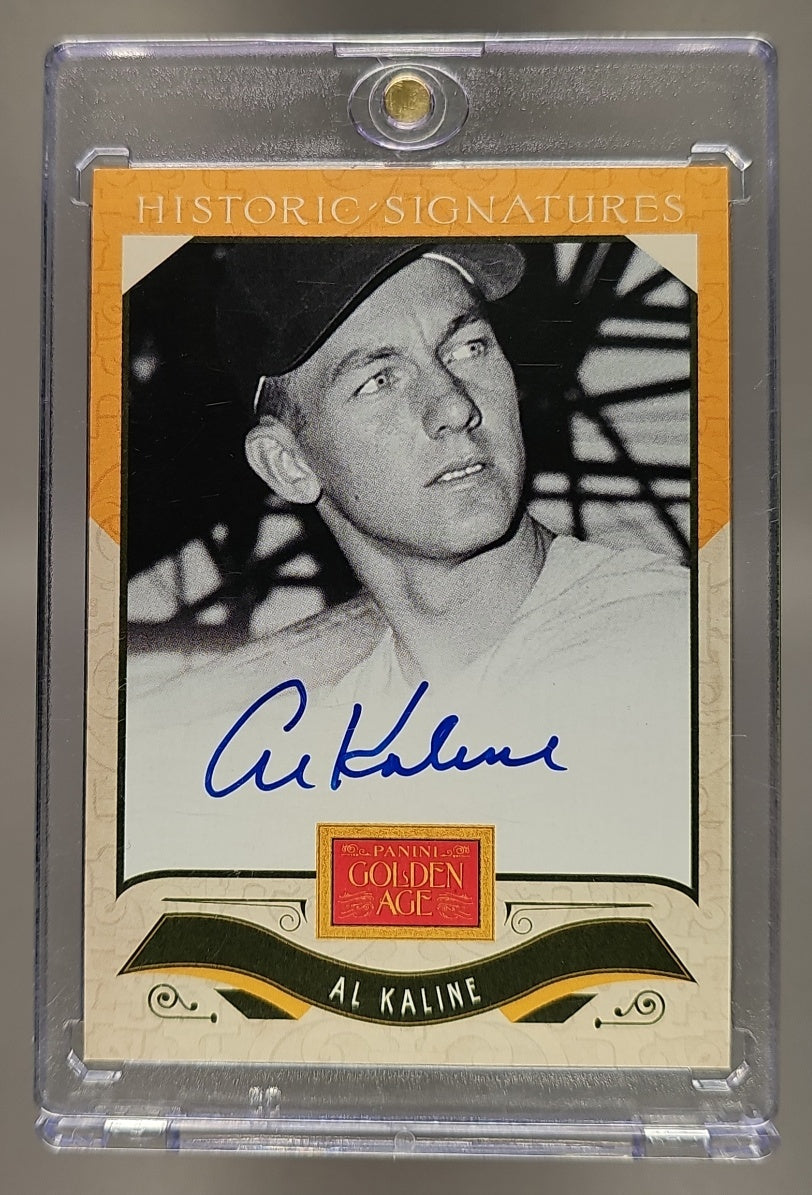 2012 Panini Golden Age Al Kaline #AK Historic Signatures Auto Tigers image 0