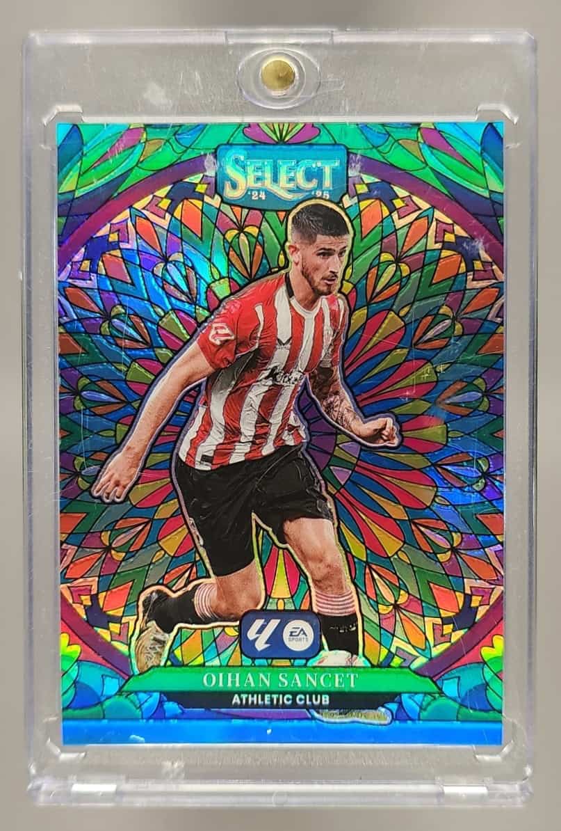2024-25 Panini Select La Liga Oihan Sancet #2 Stained Glass image 0