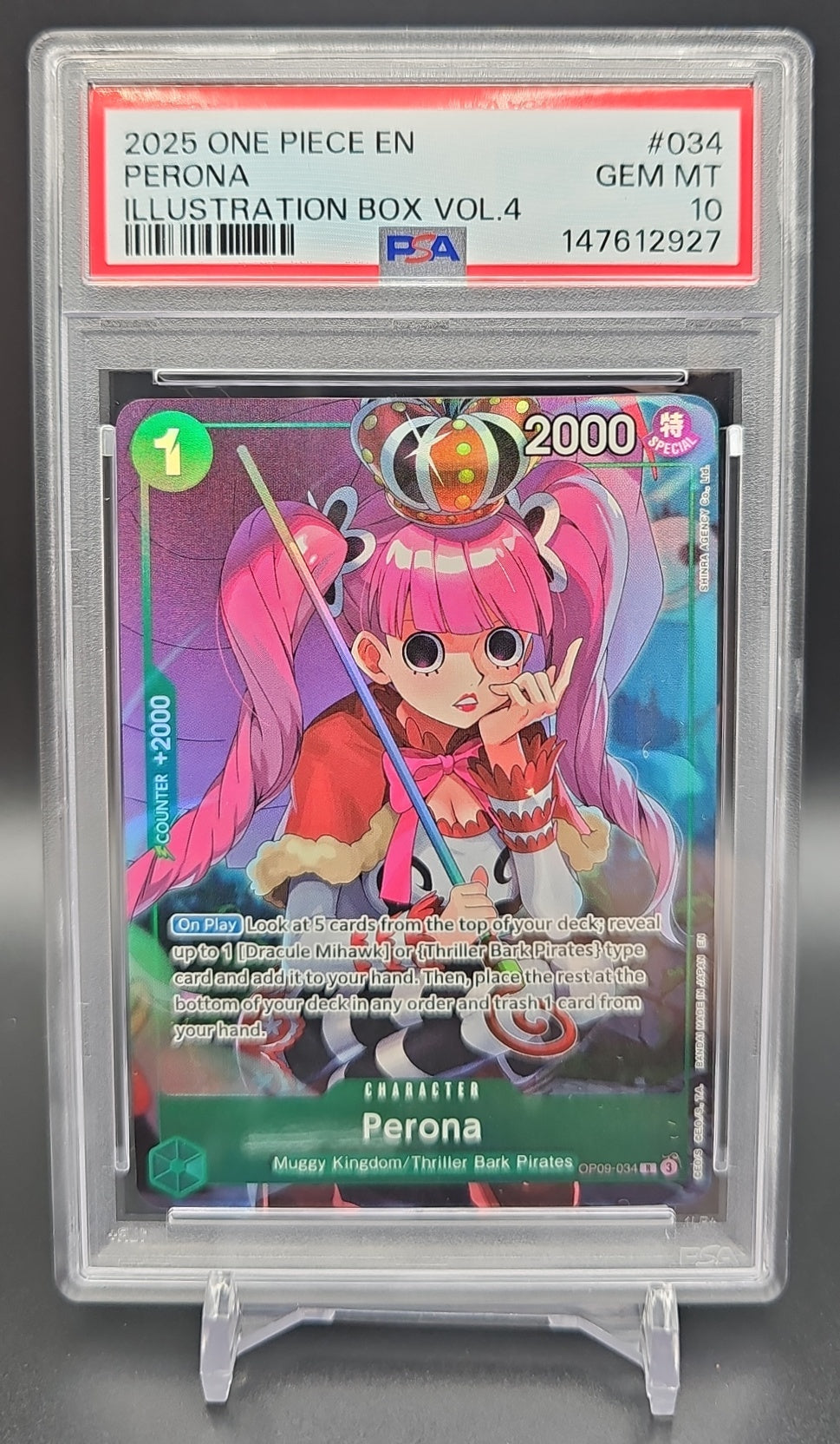 2025 One Piece Illustration Box Vol.4 Perona #OP09-034 PSA 10 PSA 10.0 image 0