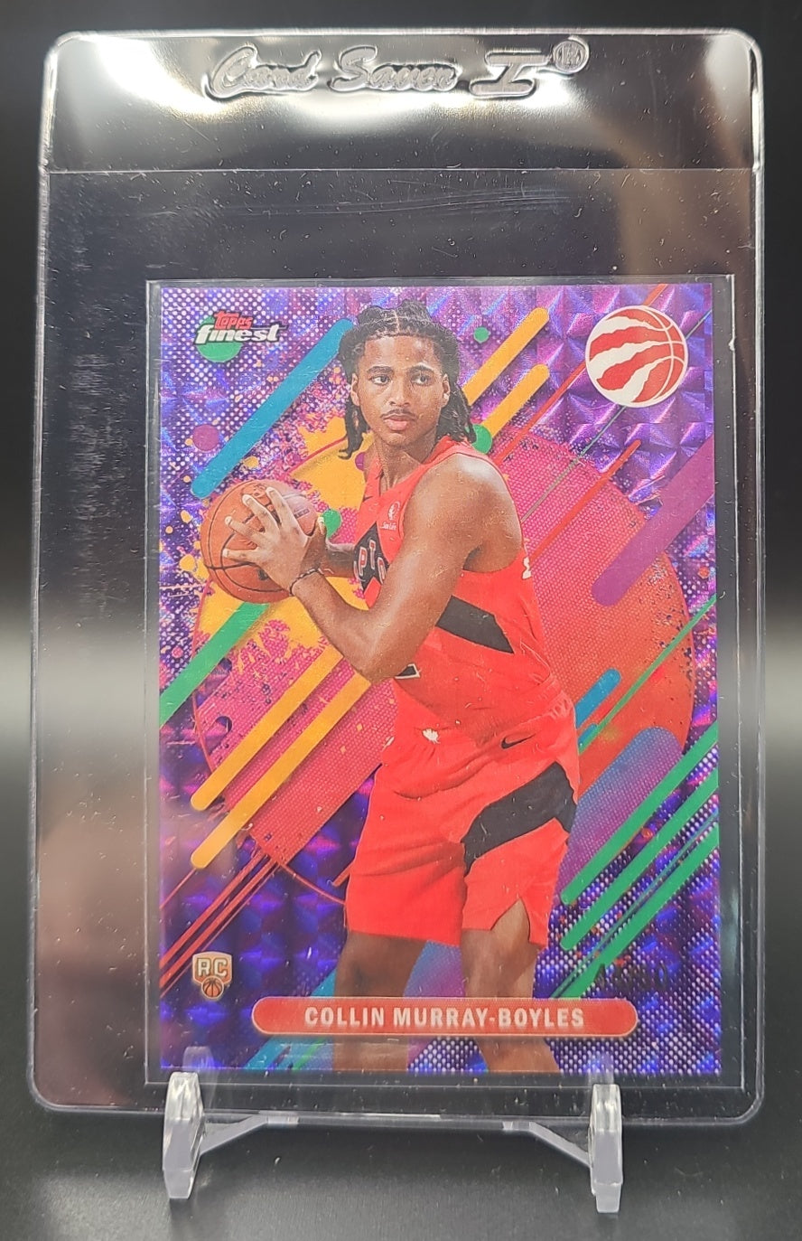 2025 Topps Finest Collin Murray-Boyles #209 Rare Purple Geometric Refractor /50 RC image 0