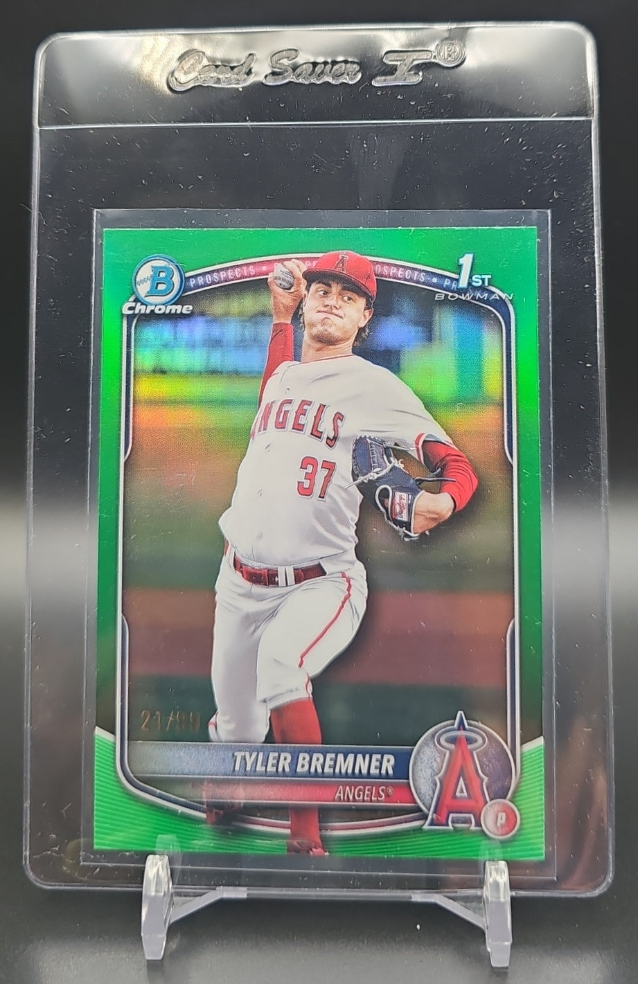2025 Bowman Draft Tyler Bremner #BDC-37 Chrome Green Refractor /99 1st Prospect nan nan image 0