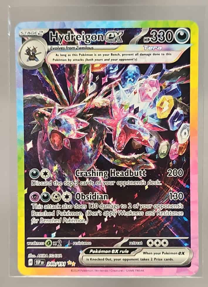 2024 Pokemon Surging Sparks Hydreigon Ex #240/191 image 0