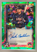 2025 Topps Chrome Update Sapphire Drake Baldwin #USA-DB Auto Green Refractor /99 RC image 0